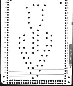 Cutting Knitting Machine Punch Cards with the Cricut Joy - mathgrrl