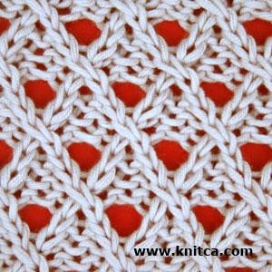 Lace Stitch Pattern - Knitca