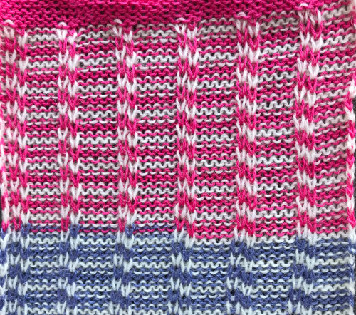 Reversible Double Jacquard Chevron Scarf for Machine Knitters by Diana  Sullivan 