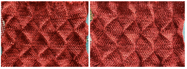 Tutorial on how to knit (organ) pleats - Knitting Blog Pattern Duchess