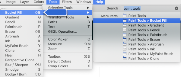 paintbrush app for mac selection tool