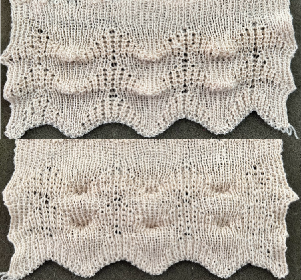 Double Lace Rib Stitch - Knitting Stitch Dictionary 