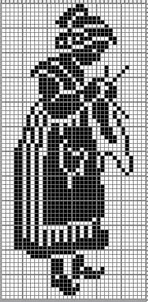 Realistic fly cross stitch pattern PDF for plastic canvas